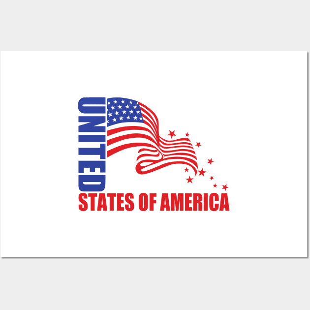 UNITED STATES OF AMERICA Wall Art by truthtopower